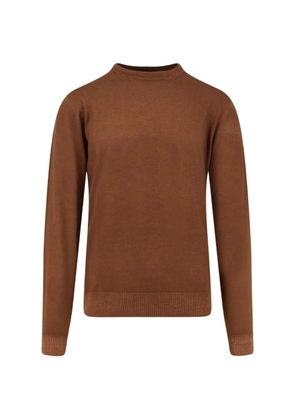 Corneliani crew-neck ribbed sweater - Brown