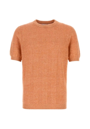 Brunello Cucinelli round-neck T-shirt - Orange