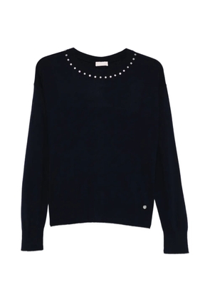 LIU JO crew-neck sweater - Blue