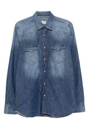 Tintoria Mattei buttoned pocket shirt - Blue