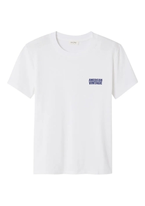 American Vintage Ykobow logo T-shirt - White