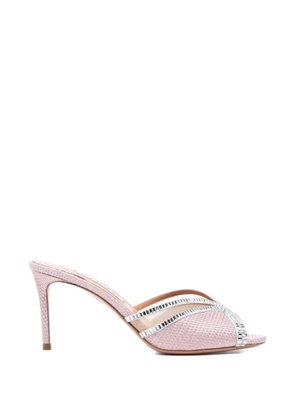 Aquazzura Wild Aurora embellished heeled sandals - Pink