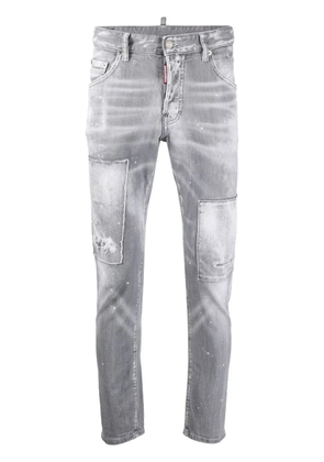 DSQUARED2 distressed skinny jeans - Grey