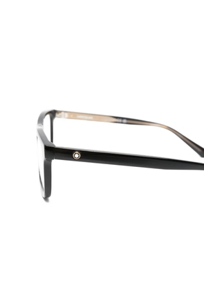 Montblanc rectangle-frame glasses - Black