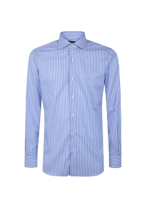 Barba striped shirt - Blue