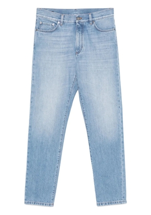 Zegna logo-patch jeans - Blue