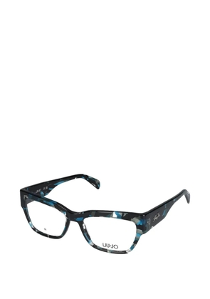 LIU JO geometric patterned eyeglasses - Black