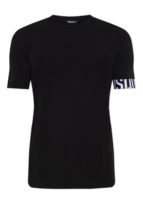 DSQUARED2 logo-band short-sleeve T-shirt - Black