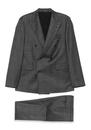 Tagliatore virgin-wool double-breasted suit - Grey