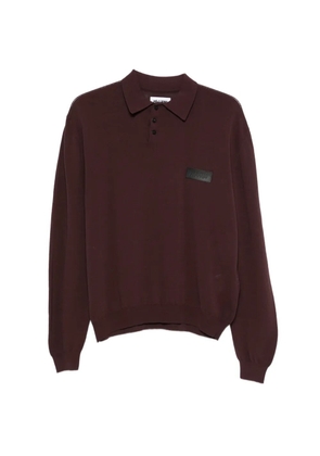 Magliano logo-patch polo shirt - Brown