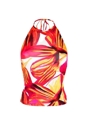 Louisa Ballou halterneck top - Red