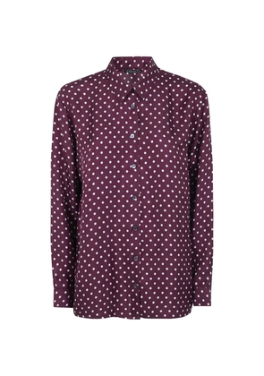 Laura Urbinati polka-dot shirt - Purple