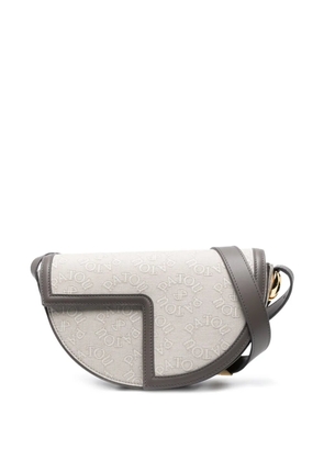 Patou Le Patou logo-jacquard shoulder bag - Grey