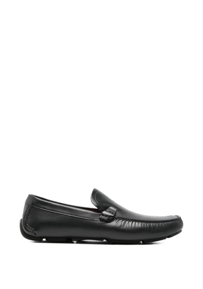 Ferragamo Pre-Owned leather loafers - Black