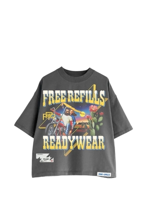 Free Refills printed T-shirt - Grey
