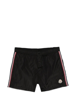 Moncler stripe swim shorts - Black