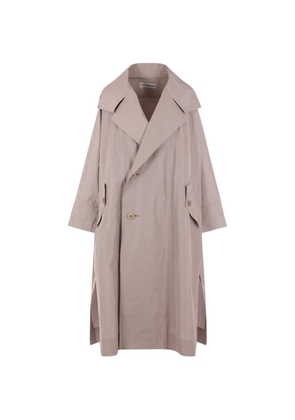 Issey Miyake Akimbo button-closure coat - Neutrals