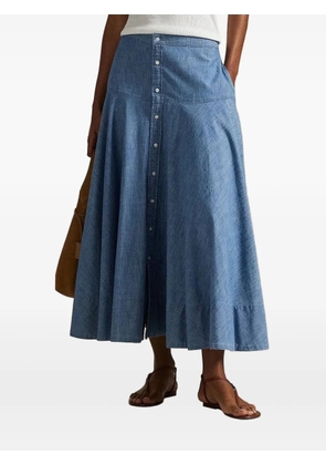 Polo Ralph Lauren button-front maxi skirt - Blue