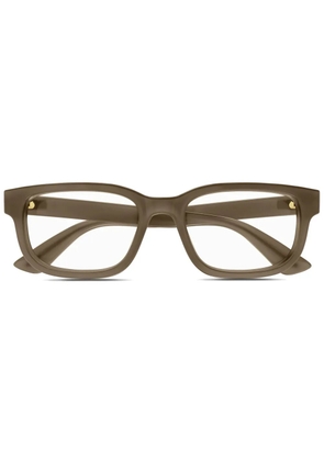 Gucci Eyewear square-frame glasses - Brown