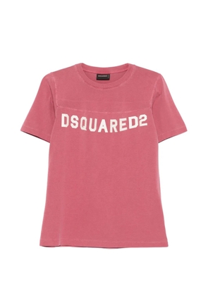DSQUARED2 round-neck printed T-shirt - Pink