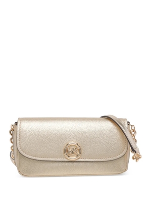 Michael Michael Kors logo-plaque shoulder bag - Gold