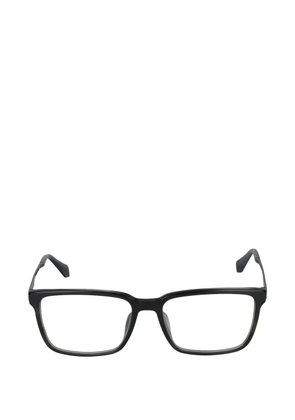 Police rectangle frame eyeglasses - Black