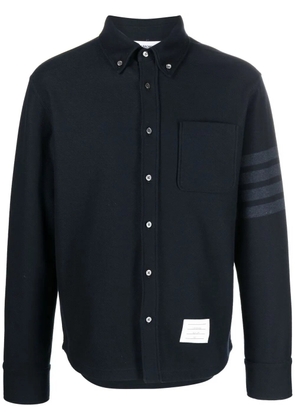Thom Browne cotton long-sleeved shirt - Blue