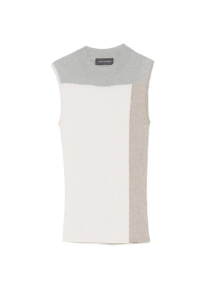 Lorena Antoniazzi colour-block tank top - Neutrals