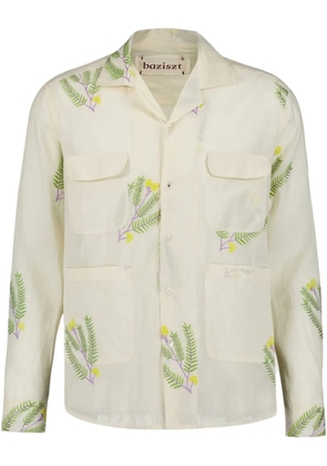 Baziszt floral-print shirt - White