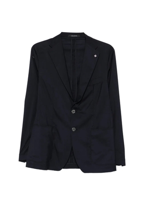 Tagliatore two-button patch-pocket blazer - Blue