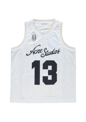 Acne Studios logo vest - White