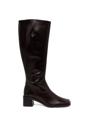 BILLI BI square-toe heeled boots - Brown