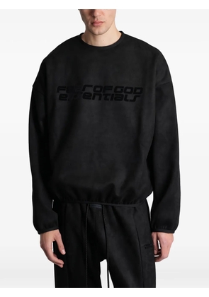 FEAR OF GOD ESSENTIALS logo-print long-sleeve sweatshirt - Black