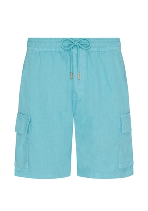 Vilebrequin cargo linen bermuda shorts - Blue