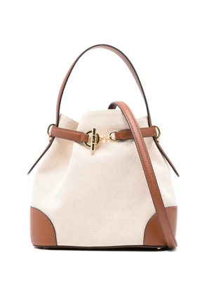 Lauren Ralph Lauren buckle chain tote bag - Neutrals