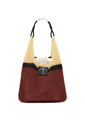 Plan C linen tote bag - Brown