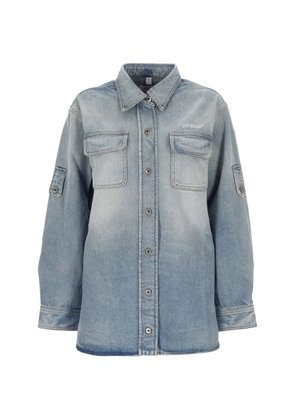 Off-White buttoned pocket shirt - Blue