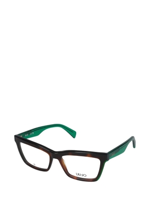 LIU JO rectangle eyeglasses - Brown