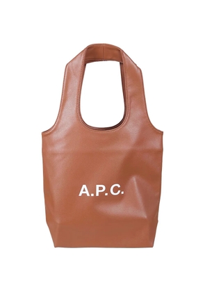 A.P.C. small Ninon logo-detail tote bag - Brown