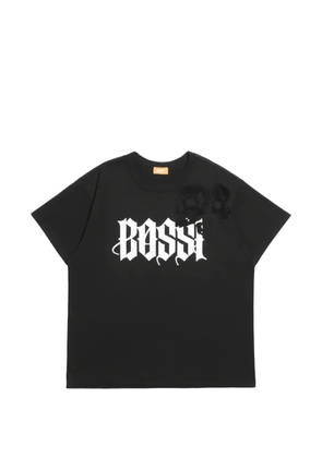 Bossi Sportswear skull-appliqué T-shirt - Black