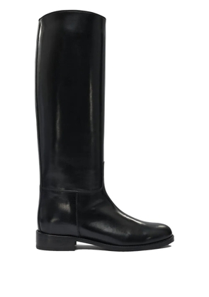 Maretto leather riding boots - Black