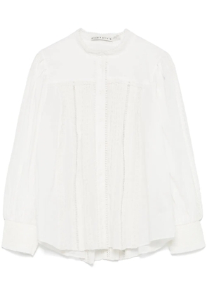 alice + olivia cotton blouse - White