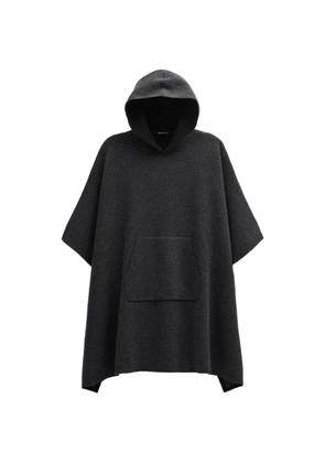 James Perse hooded wool poncho - Grey