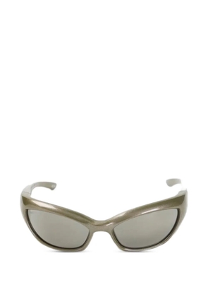 Balenciaga oval-frame sunglasses - Grey