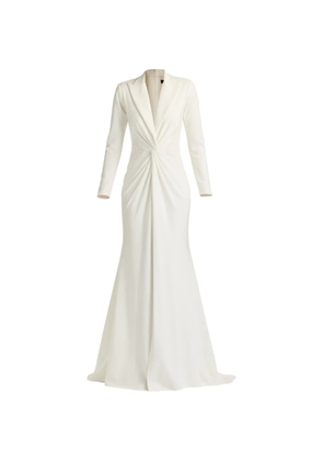 Tadashi Shoji lace twisted dress - White