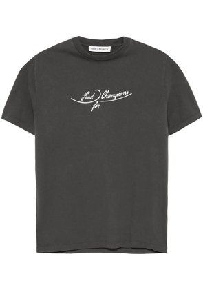 OUR LEGACY plates-print T-shirt - Black