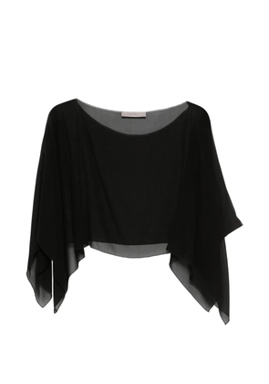 D.Exterior sheer top - Black