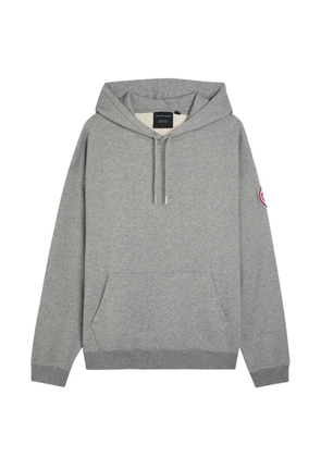 Canada Goose logo-patch hoodie - Grey