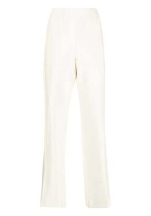 GOODIOUS split-cuff straight-leg trousers - White