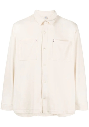 Off Duty Coi logo-embroidered shirt - Neutrals